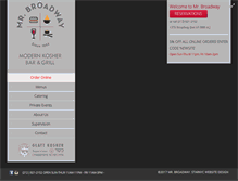 Tablet Screenshot of mrbroadwaykosher.com